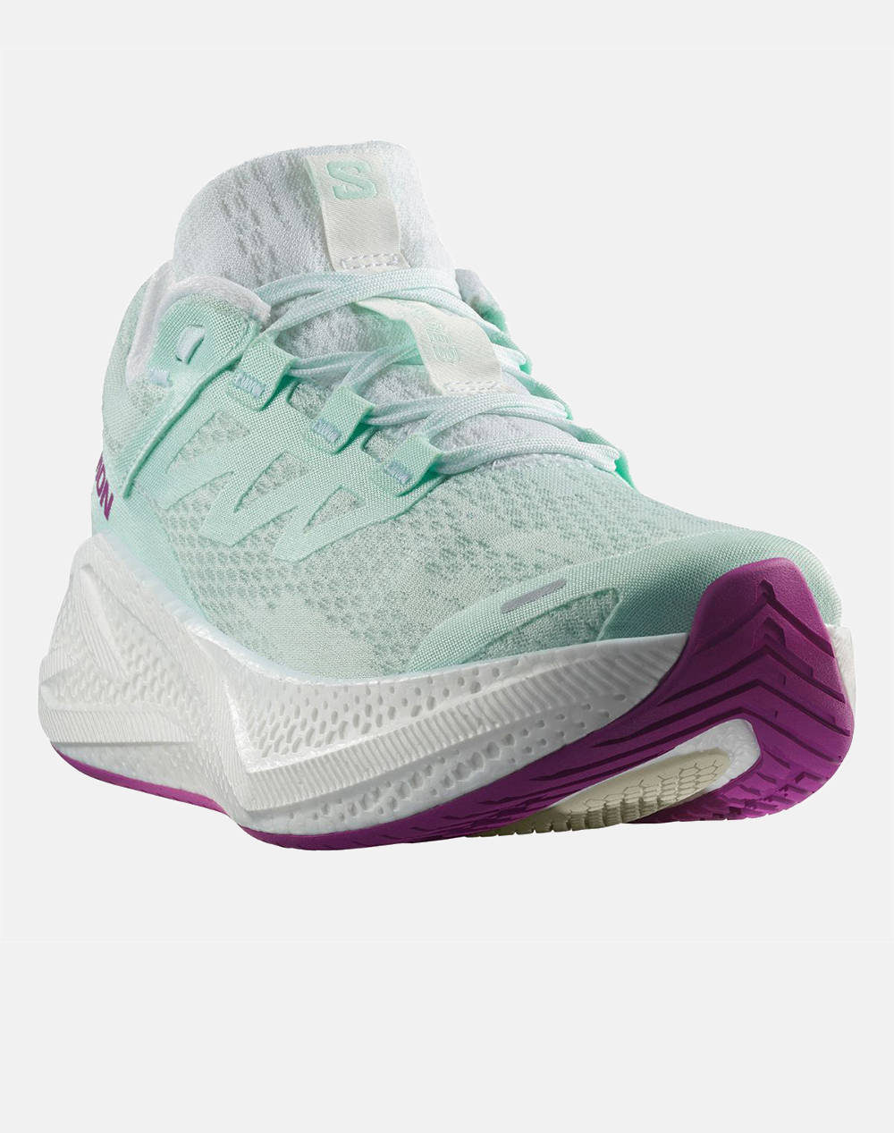 SALOMON RUNNING - AERO AERO GLIDE 3 W BAY / WHITE / WILLOWHERB WOMENS SHOE
