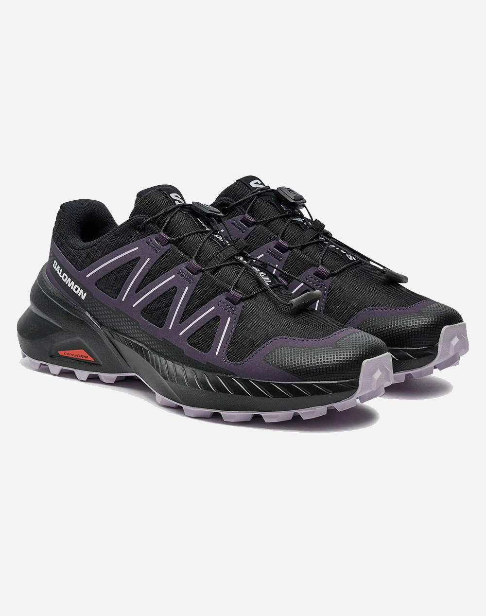 SALOMON TRAIL RUNNING - CROSS SPEEDCROSS PEAK W BLACK / NIGHTSHADE / ORCHID PETAL WOMENS SHOE