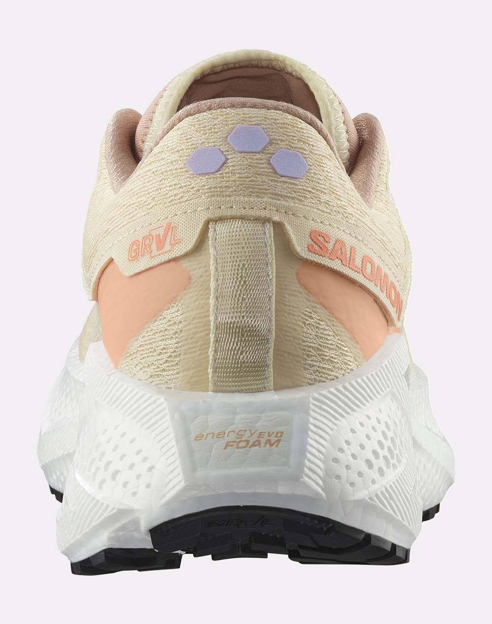 SALOMON GRAVEL RUNNING - AERO AERO GLIDE 3 GRVL W SHORTBREAD / WHITE / FUSION CORAL ОБУВКИ ЗА ЖЕНИ