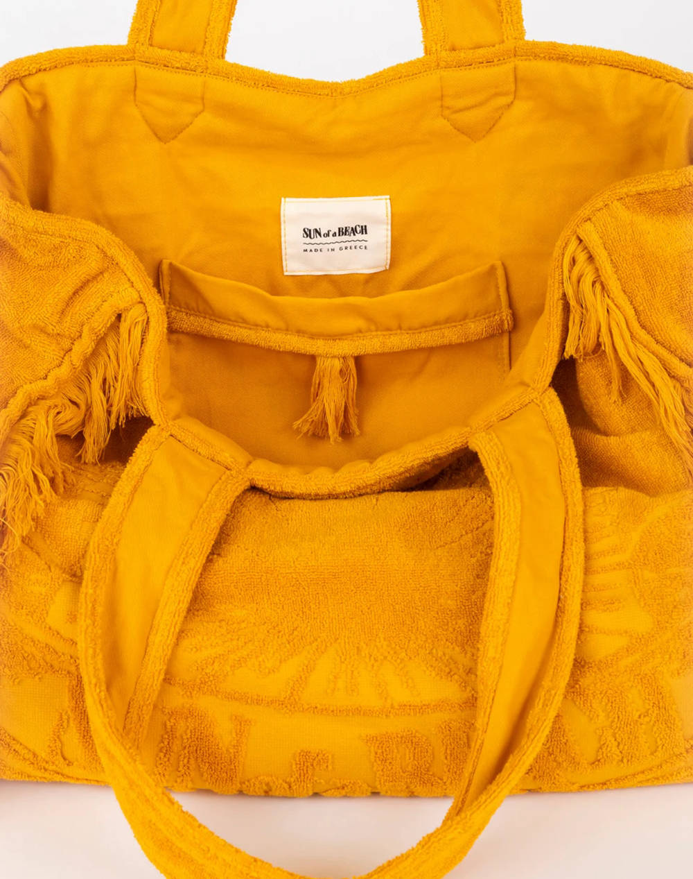 SUN OF A BEACH Terry Tote Beach Bag (Размери: 44 x 40 x 17см.)