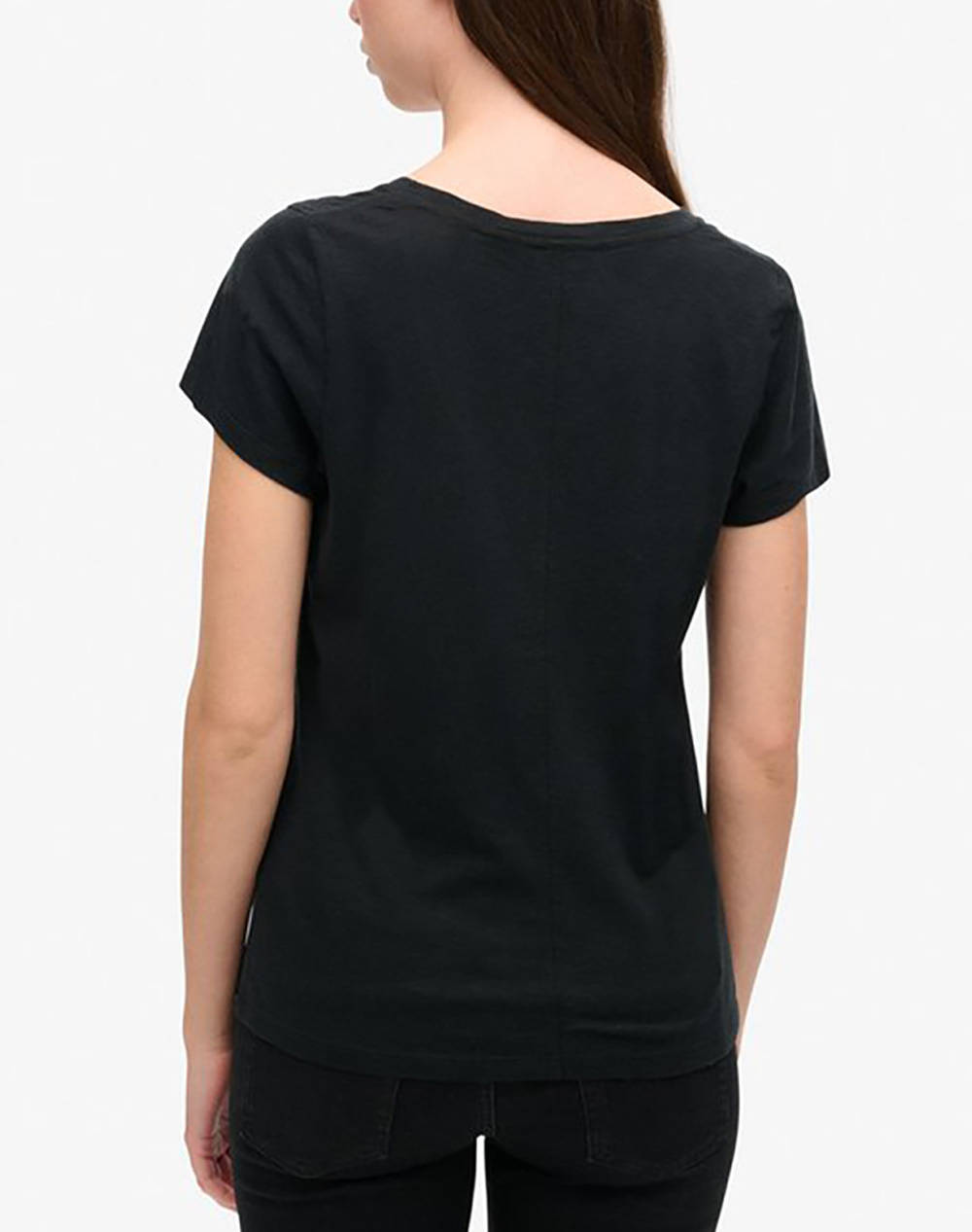 SUPERDRY D1 STUD SCOOP NECK TEE ДАМСКА ТЕНИСКА
