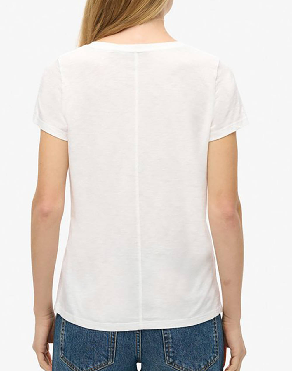 SUPERDRY D1 STUD SCOOP NECK TEE ДАМСКА ТЕНИСКА
