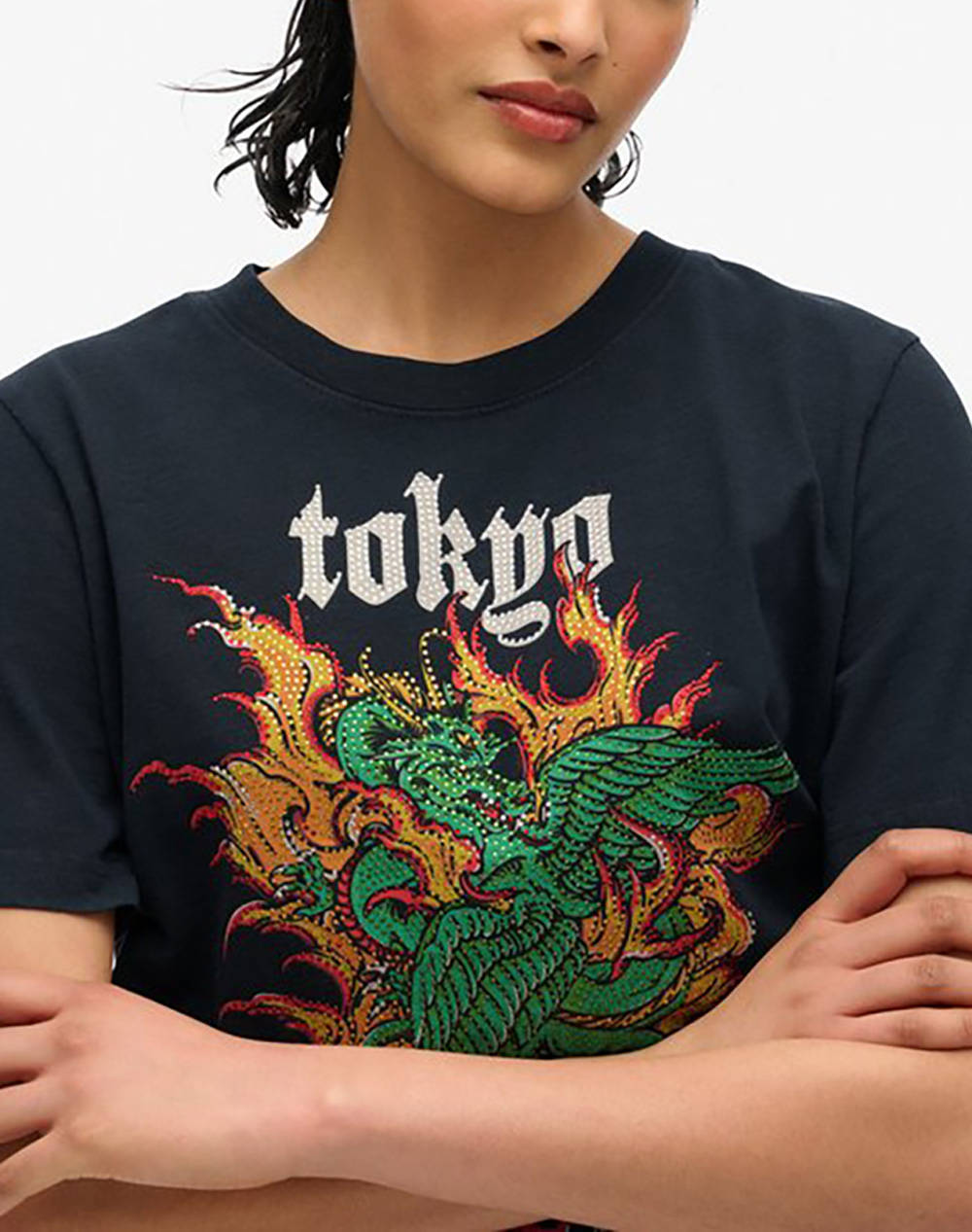 SUPERDRY D1 OVIN VL TOKYO RELAXED TEE ДАМСКА ТЕНИСКА