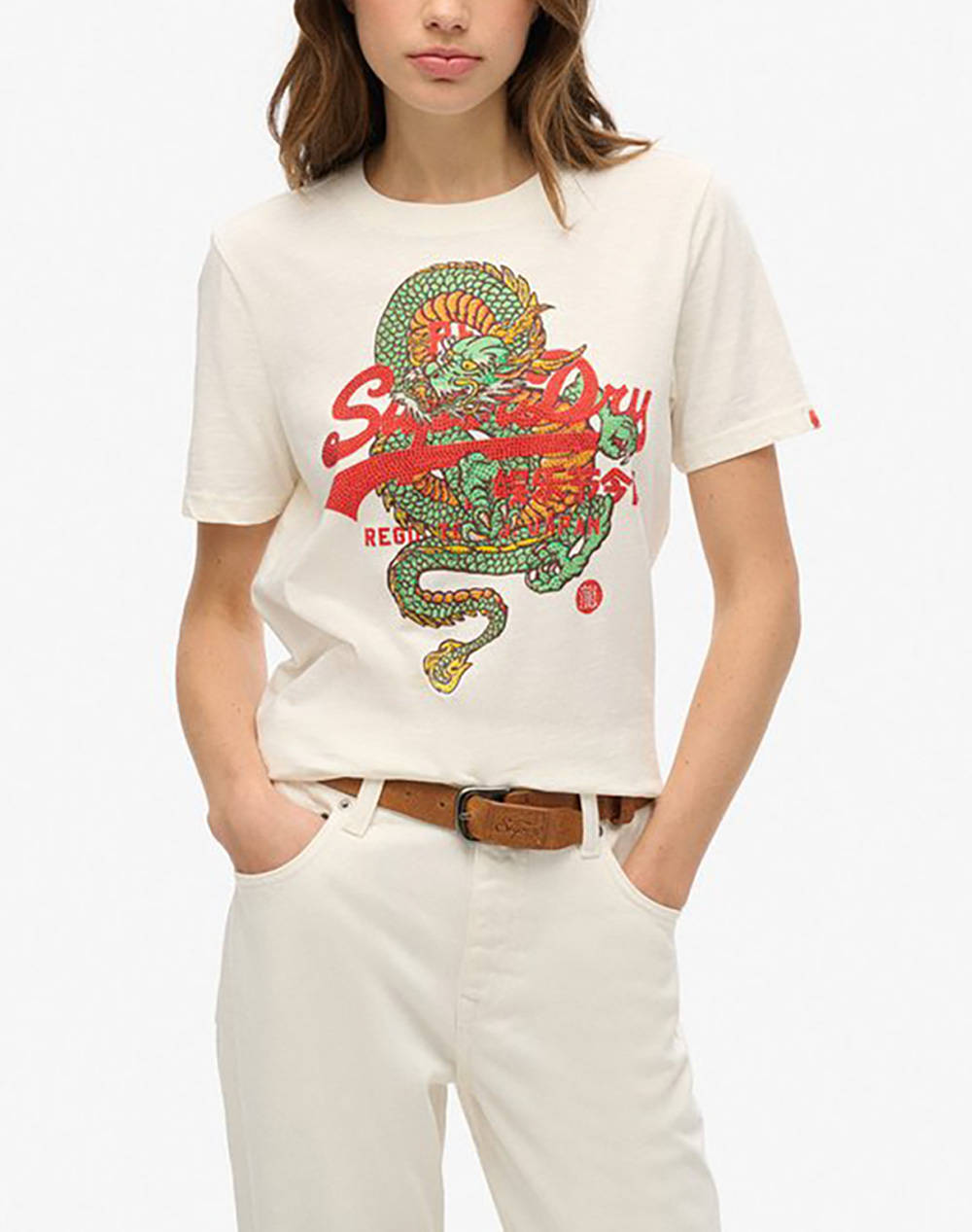 SUPERDRY D1 OVIN VL TOKYO RELAXED TEE ДАМСКА ТЕНИСКА