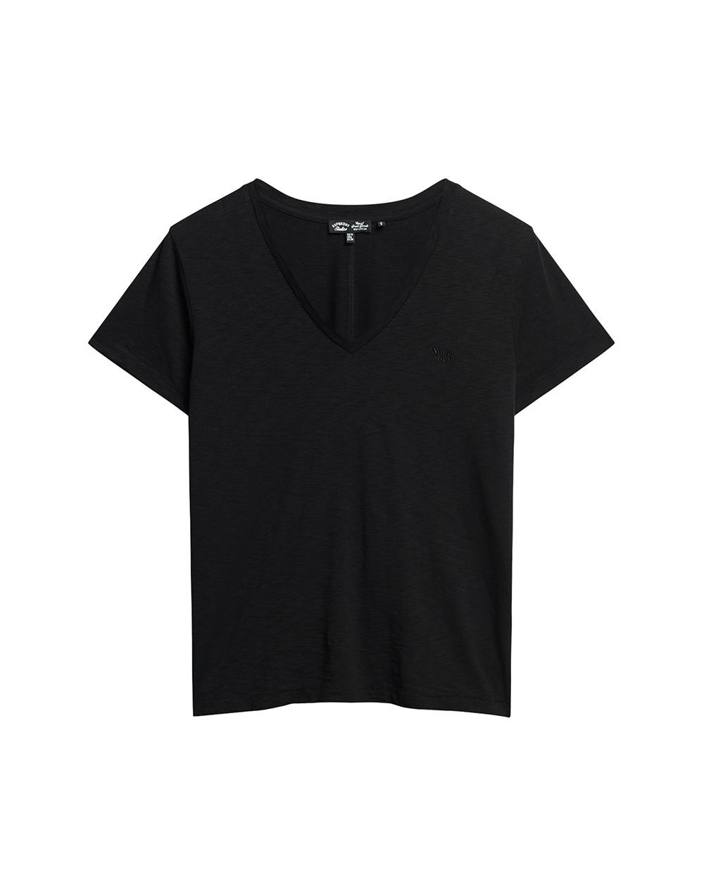 SUPERDRY D1 STUD STUDIOS SLUB EMB VEE TEE ДАМСКА ТЕНИСКА