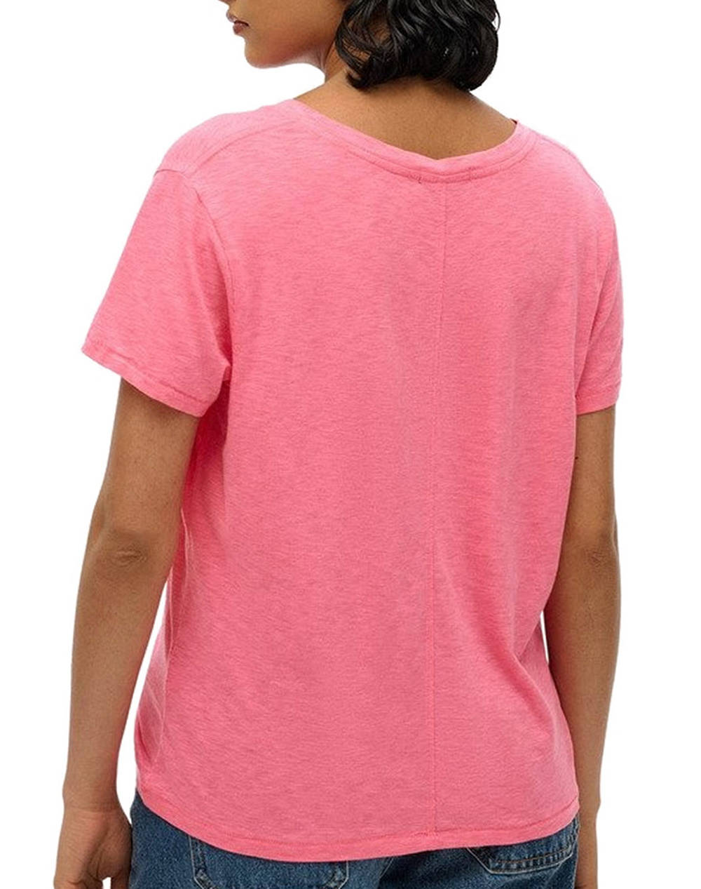 SUPERDRY D1 STUD STUDIOS SLUB EMB VEE TEE ДАМСКА ТЕНИСКА