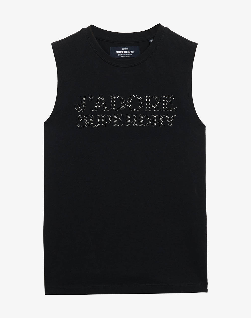 SUPERDRY D2 SDSW SPORT LUXE FITTED TANK WOMENS BLOUSE