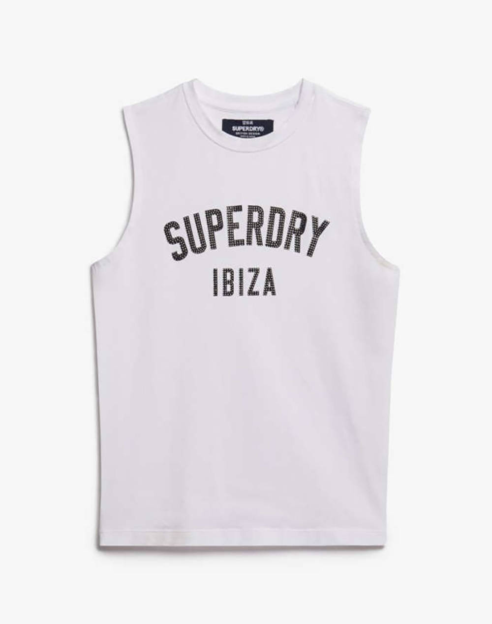 SUPERDRY D2 SDSW SPORT LUXE FITTED TANK WOMENS BLOUSE
