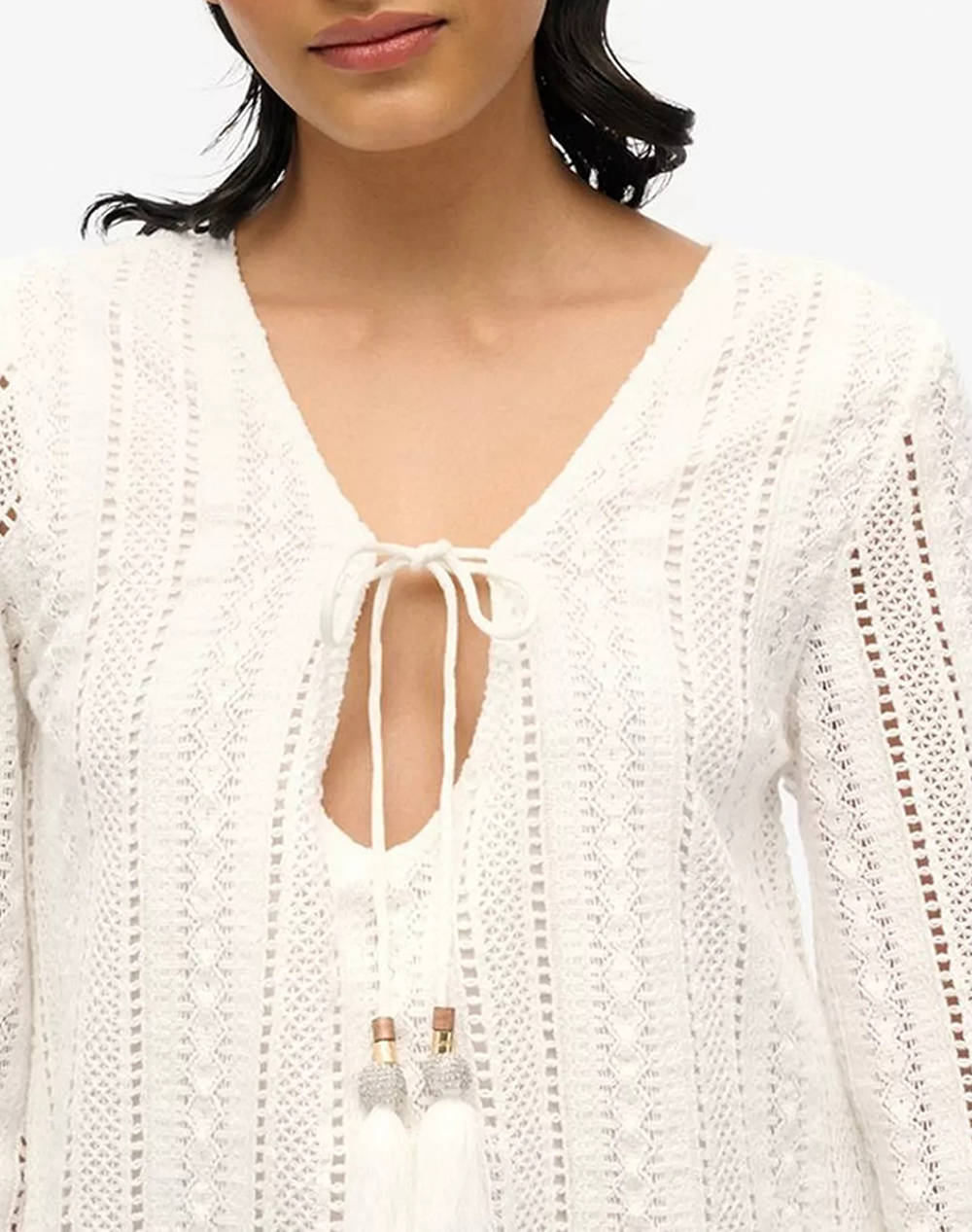 SUPERDRY D2 OVIN IBIZA LACE MINI DRESS ДАМСКА РОКЛЯ