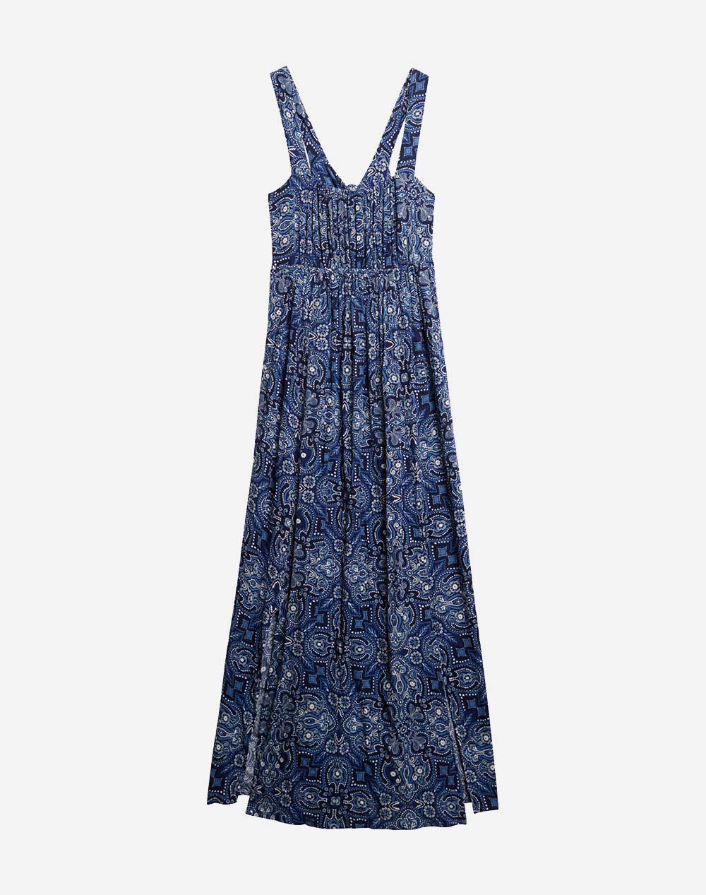 SUPERDRY D3 OVIN PRINTED TIE BACK MAXI DRESS ДАМСКА РОКЛЯ