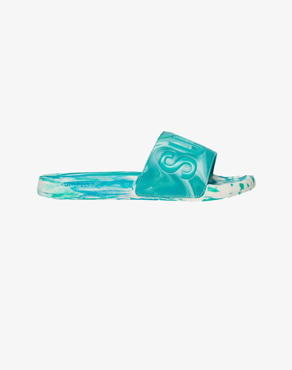 SUPERDRY D2 SDNA MARBLE POOL SLIDE WOMENS SHOE