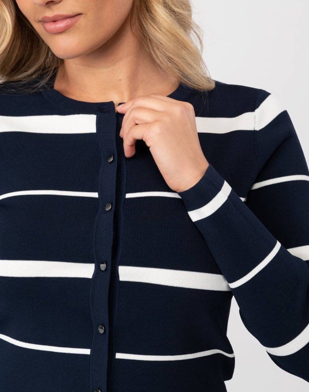 TED BAKER ELORIAA Crew Neck Fitted Cardigan