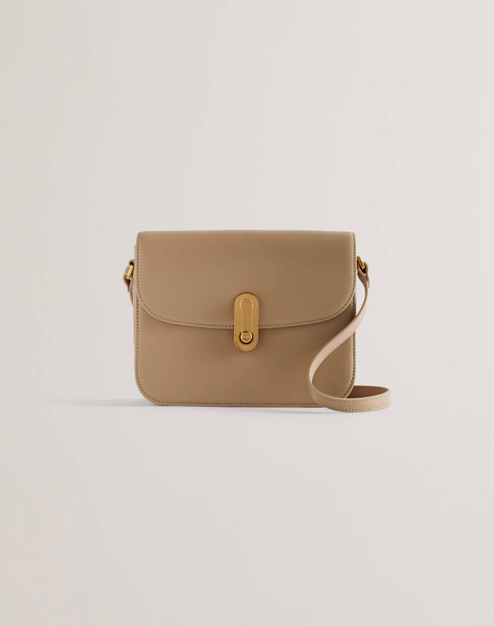TED BAKER KKAYLI Polished Leather Satchel Bag (Размери: 22 x 17 x 8см.)