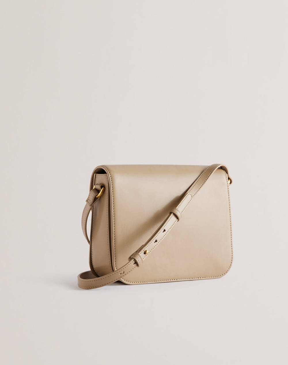 TED BAKER KKAYLI Polished Leather Satchel Bag (Размери: 22 x 17 x 8см.)