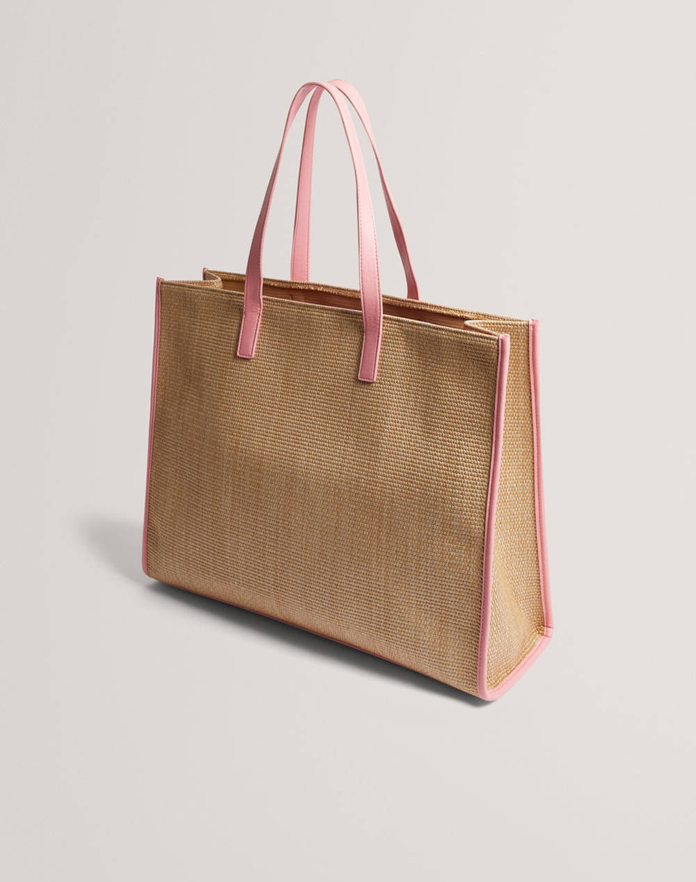 TED BAKER FLORAFF Floral Applique Extra Large Raffia Icon Bag (Размери: 36 x 45 x 14см.)