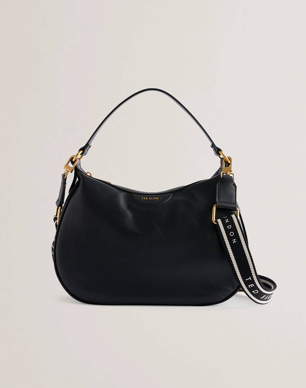 TED BAKER ESIAH Webbing Slouchy Leather Hobo Bag (Размери: 32 x 26см.)