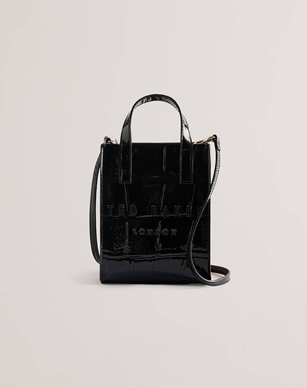 TED BAKER GATOCON Croc Effect Mini Icon Bag (Размери: 14 x 18см.)