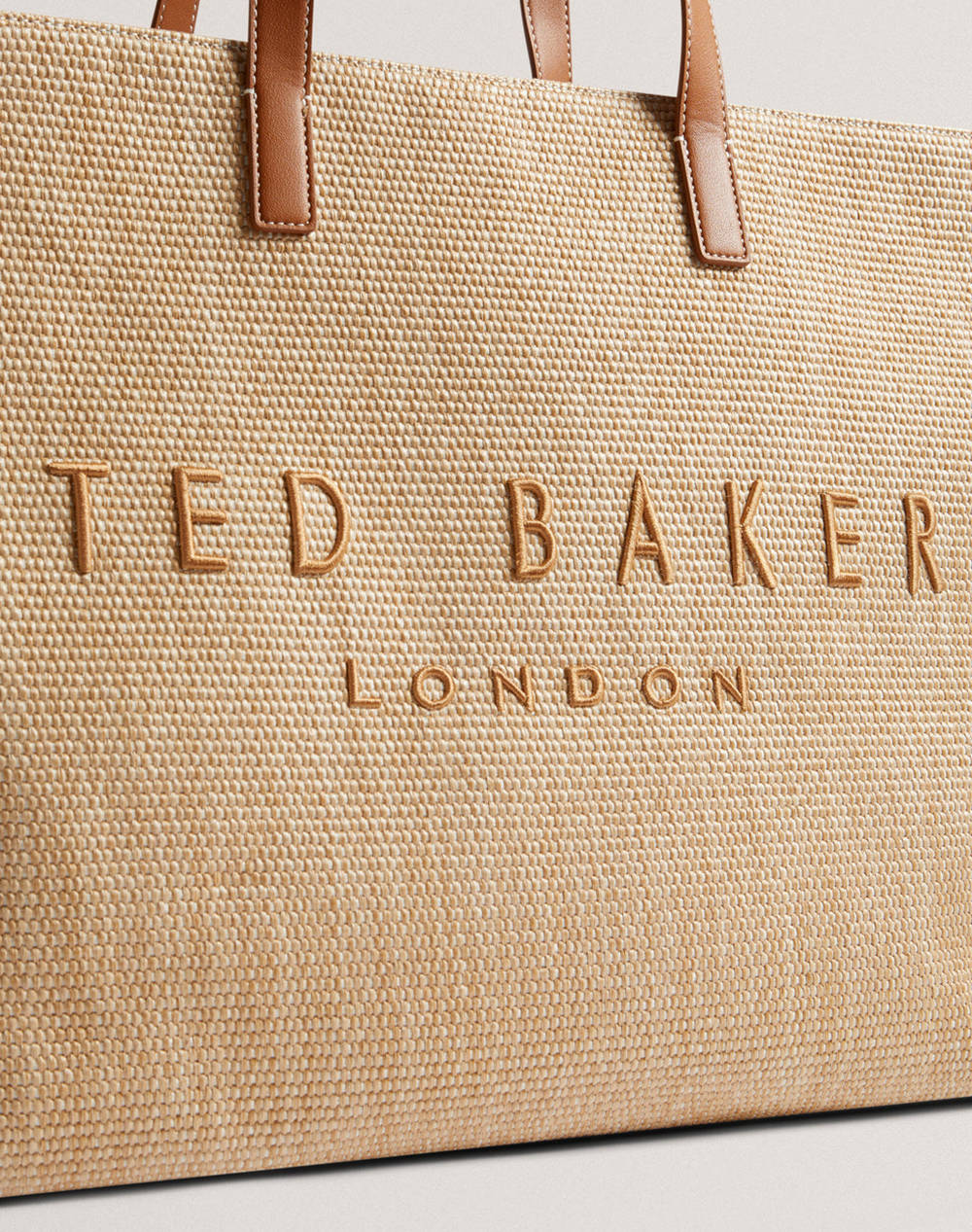 TED BAKER PALLMER Faux Raffia Large Icon Bag (Размери: 45 x 33 x 13см.)