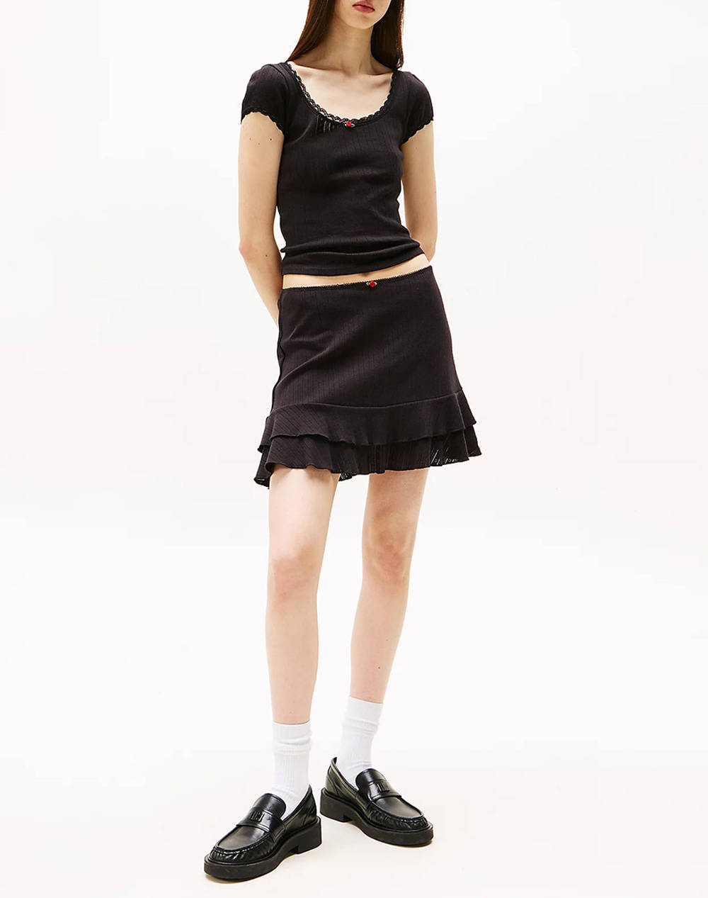 TOMMY JEANS TJW POINTELLE MINI SKIRT EXT