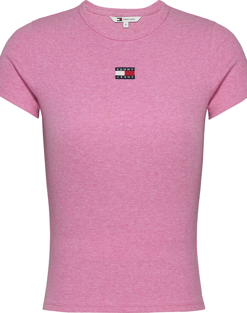 TOMMY JEANS TJW SLIM BADGE RIB TEE