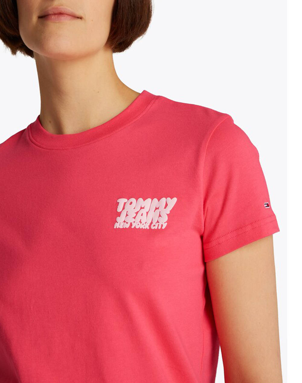 TOMMY JEANS TJW REG TJ BUBBLE TEE