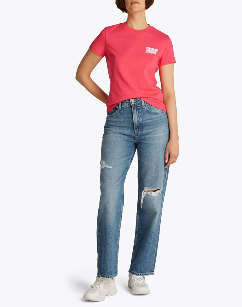 TOMMY JEANS TJW REG TJ BUBBLE TEE