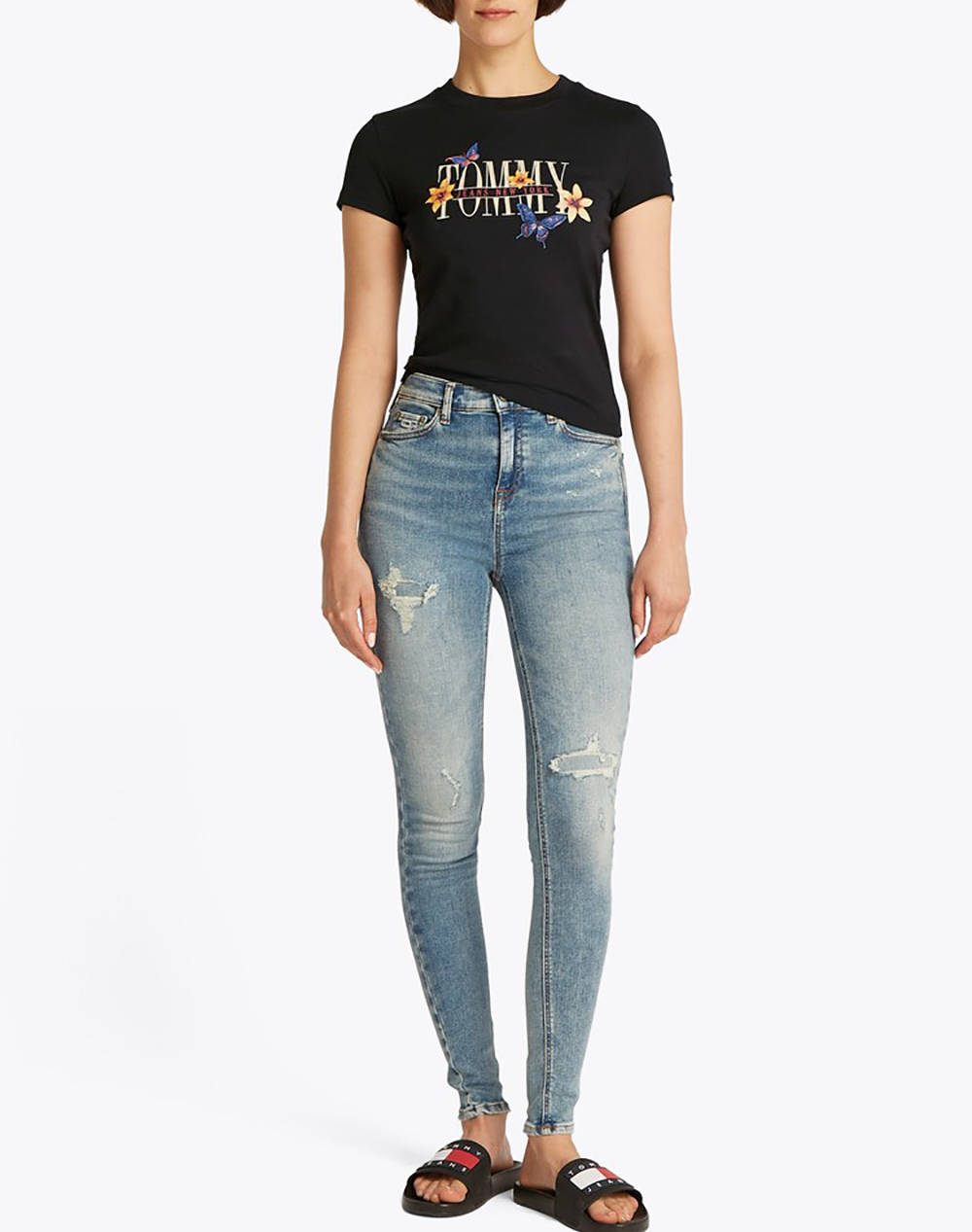 TOMMY JEANS TJW SLIM TJ BUTTERFLY TEE