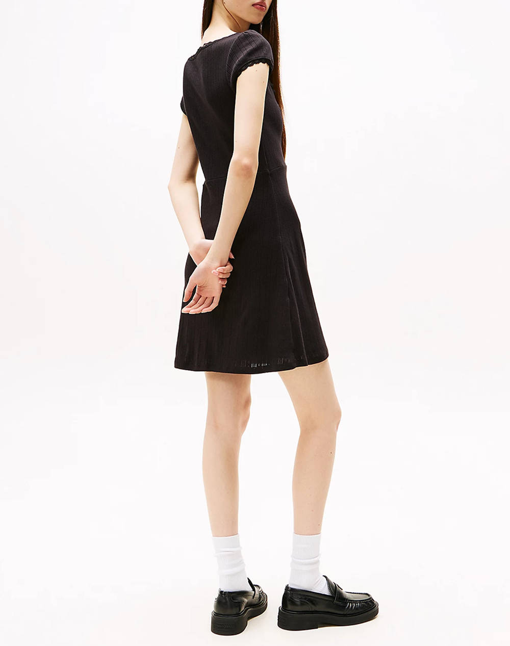 TOMMY JEANS TJW POINTELLE A-LINE DRESS EXT