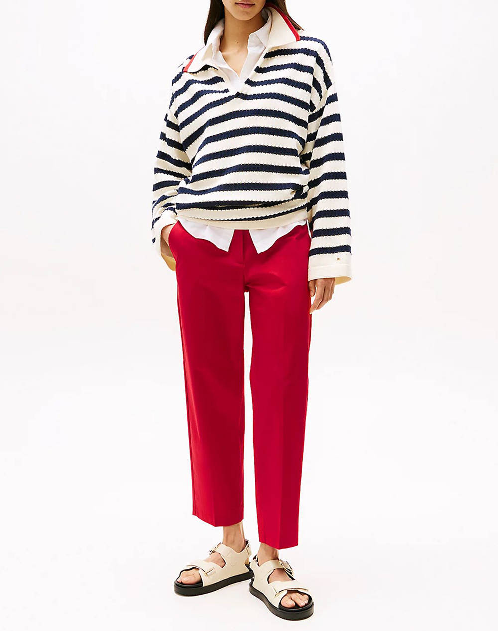 TOMMY HILFIGER SLIM STRAIGHT CO CHINO