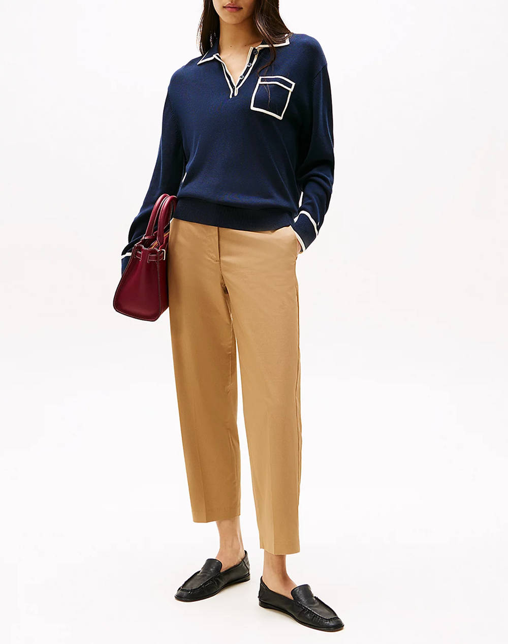 TOMMY HILFIGER SLIM STRAIGHT CO CHINO