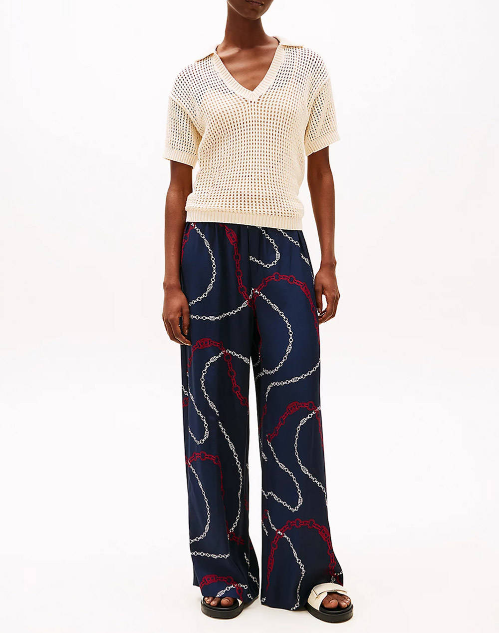TOMMY HILFIGER SOFT VISCOSE WOVEN PANTS