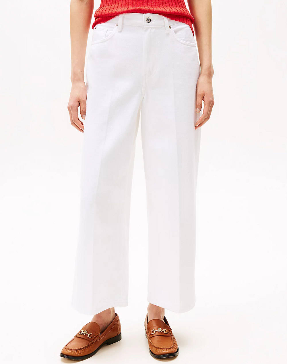 TOMMY HILFIGER WIDE LEG HW A CLR