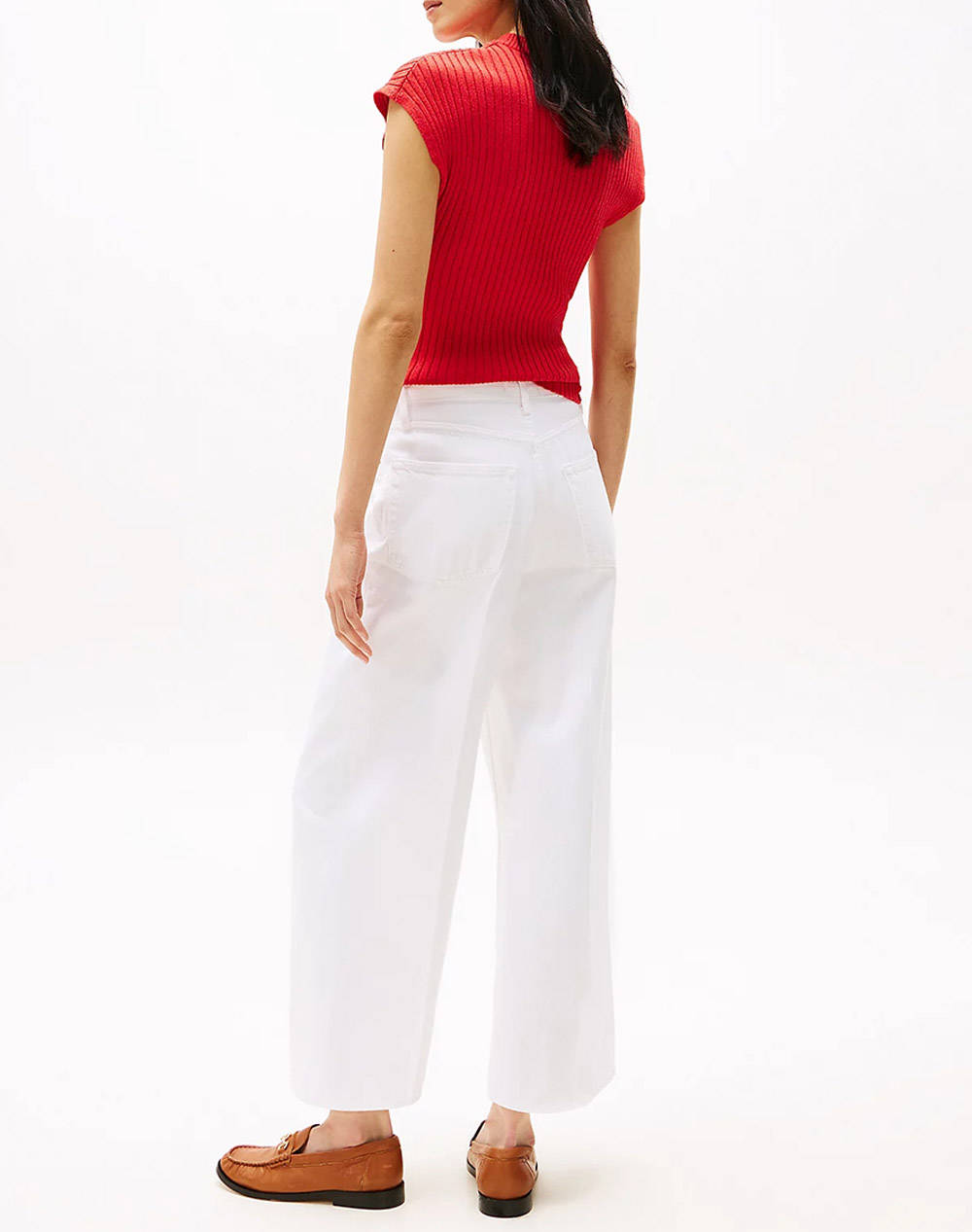 TOMMY HILFIGER WIDE LEG HW A CLR
