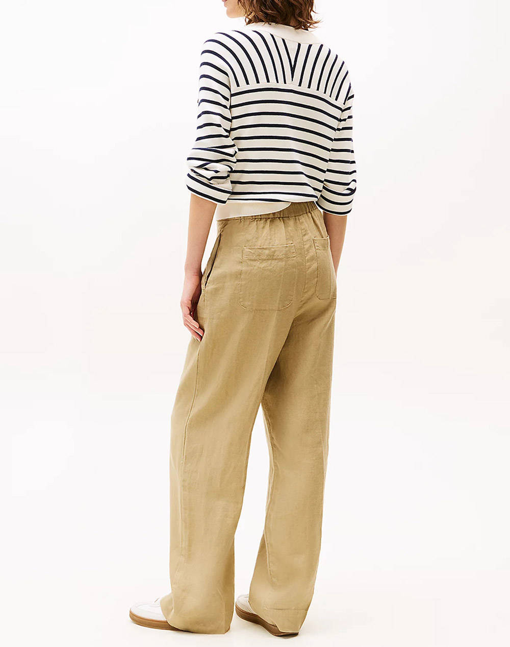 TOMMY HILFIGER ESS LINEN TAILORED STRAIGHT PANT