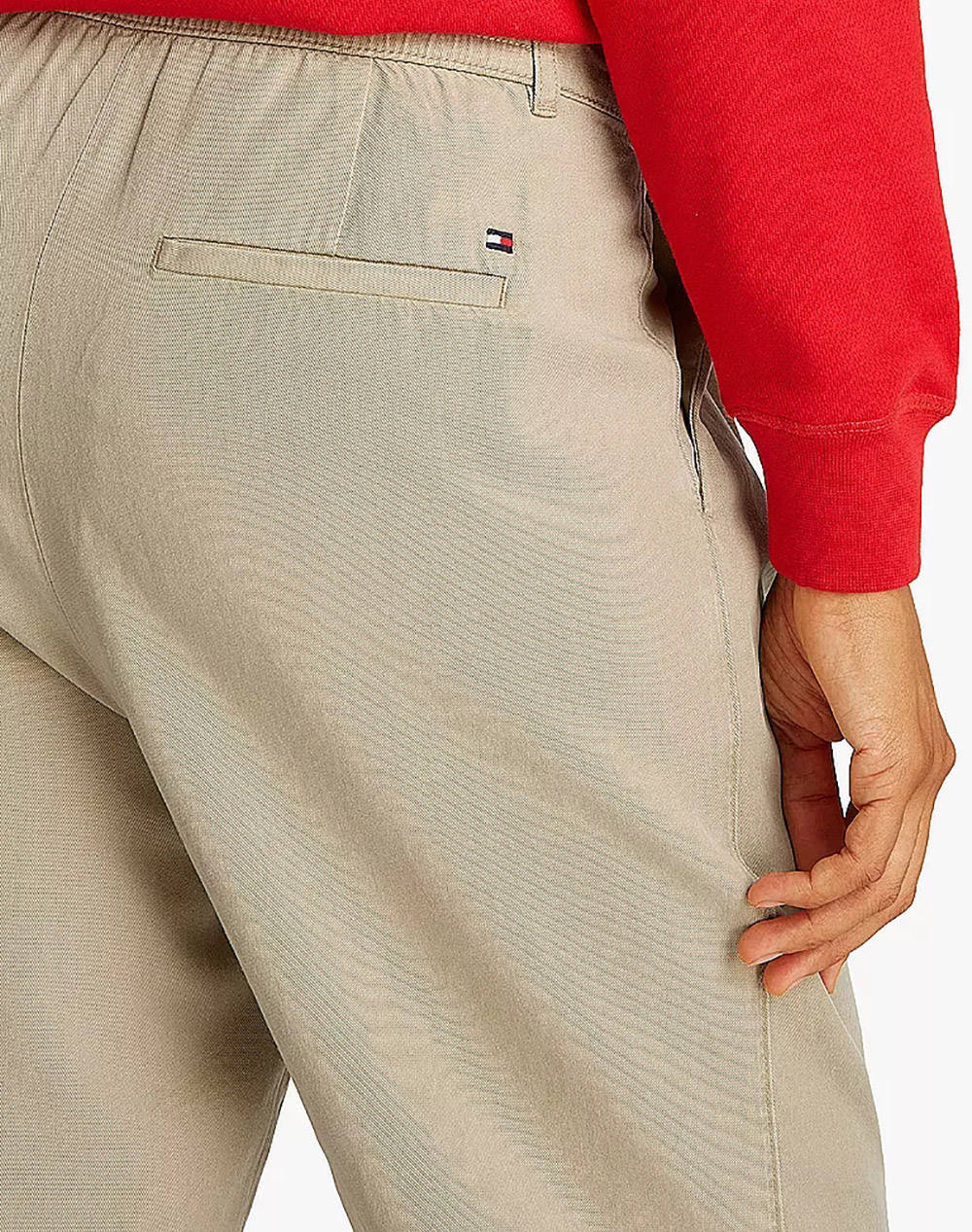 TOMMY HILFIGER CO TENCEL RLXD STR PULL ON CHINO