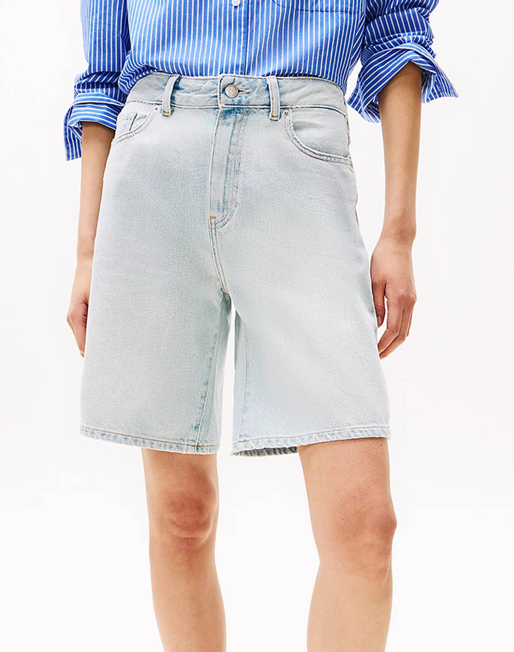 TOMMY HILFIGER DNM BERMUDA SHORT HW SKY