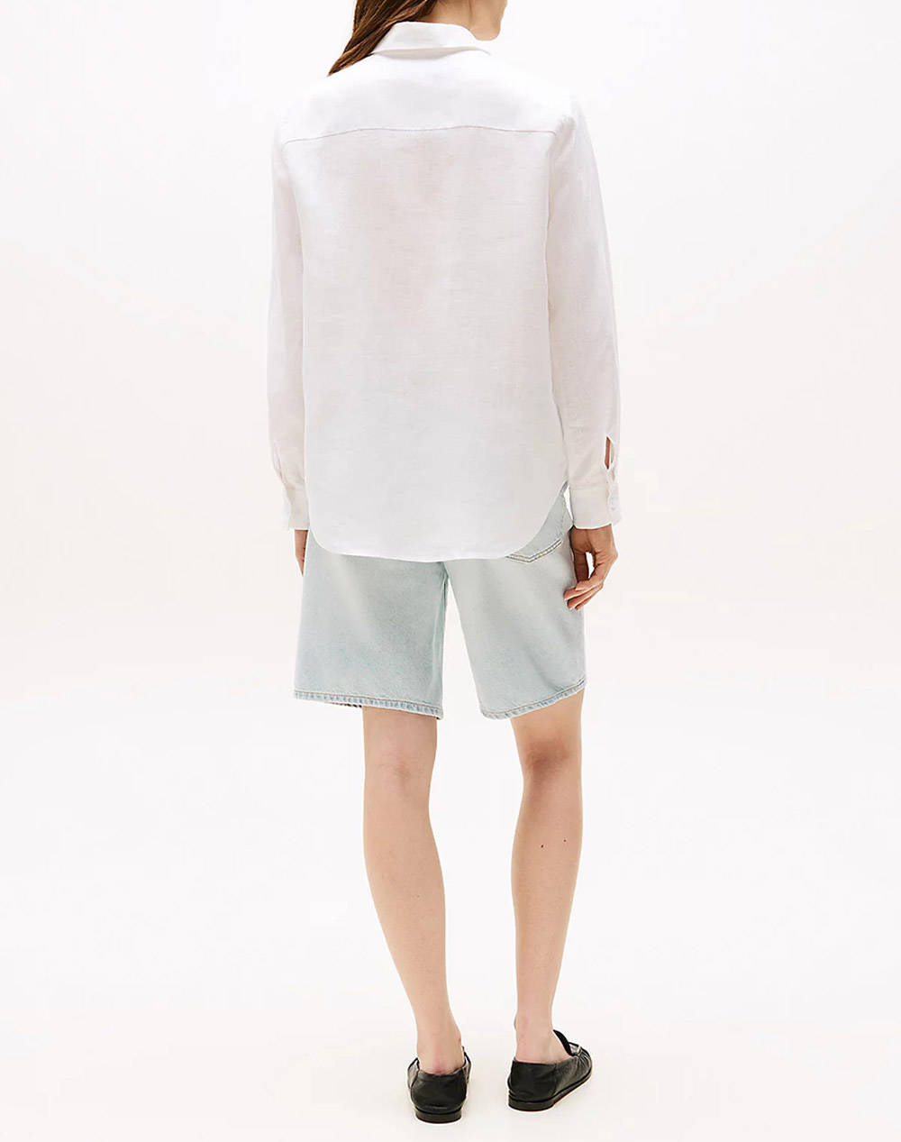 TOMMY HILFIGER ESS LINEN RELAXED SHIRT