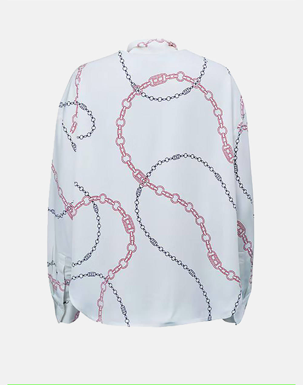 TOMMY HILFIGER FLUID VISCOSE BOW LS BLOUSE