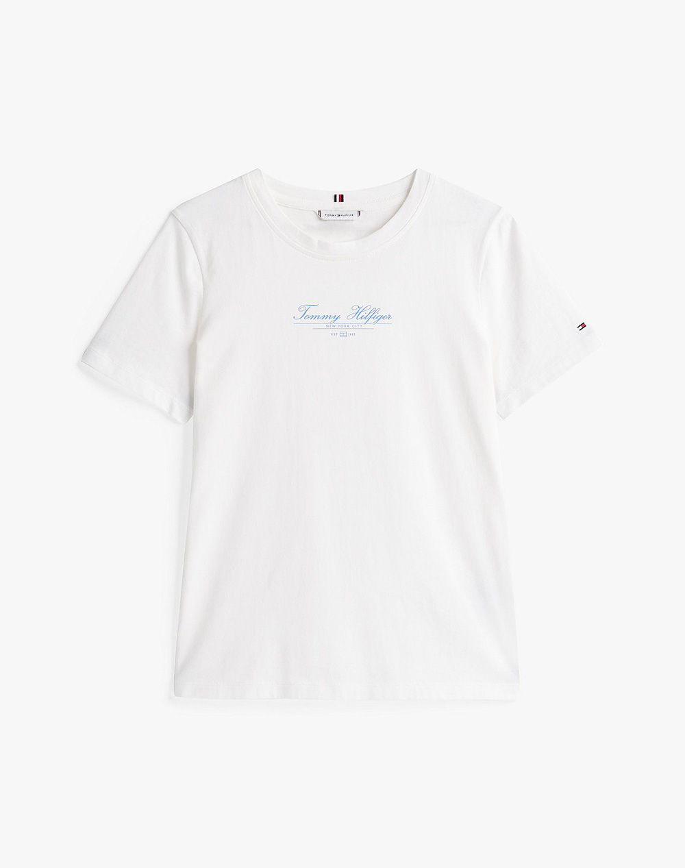 TOMMY HILFIGER REG SCRIPT C-NK TEE SS