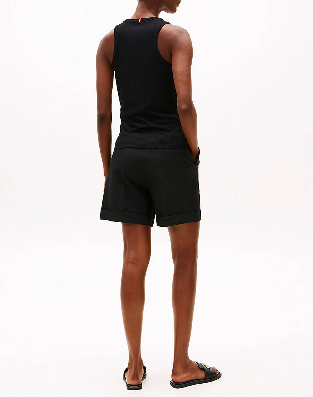 TOMMY HILFIGER SLIM 5X2 RIB TANK TOP NS