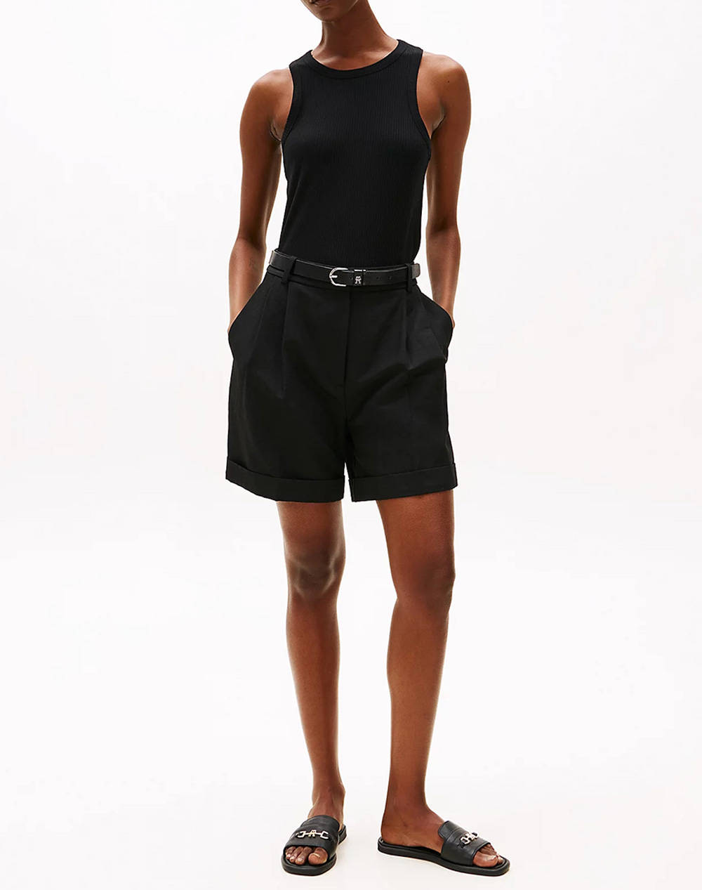 TOMMY HILFIGER SLIM 5X2 RIB TANK TOP NS