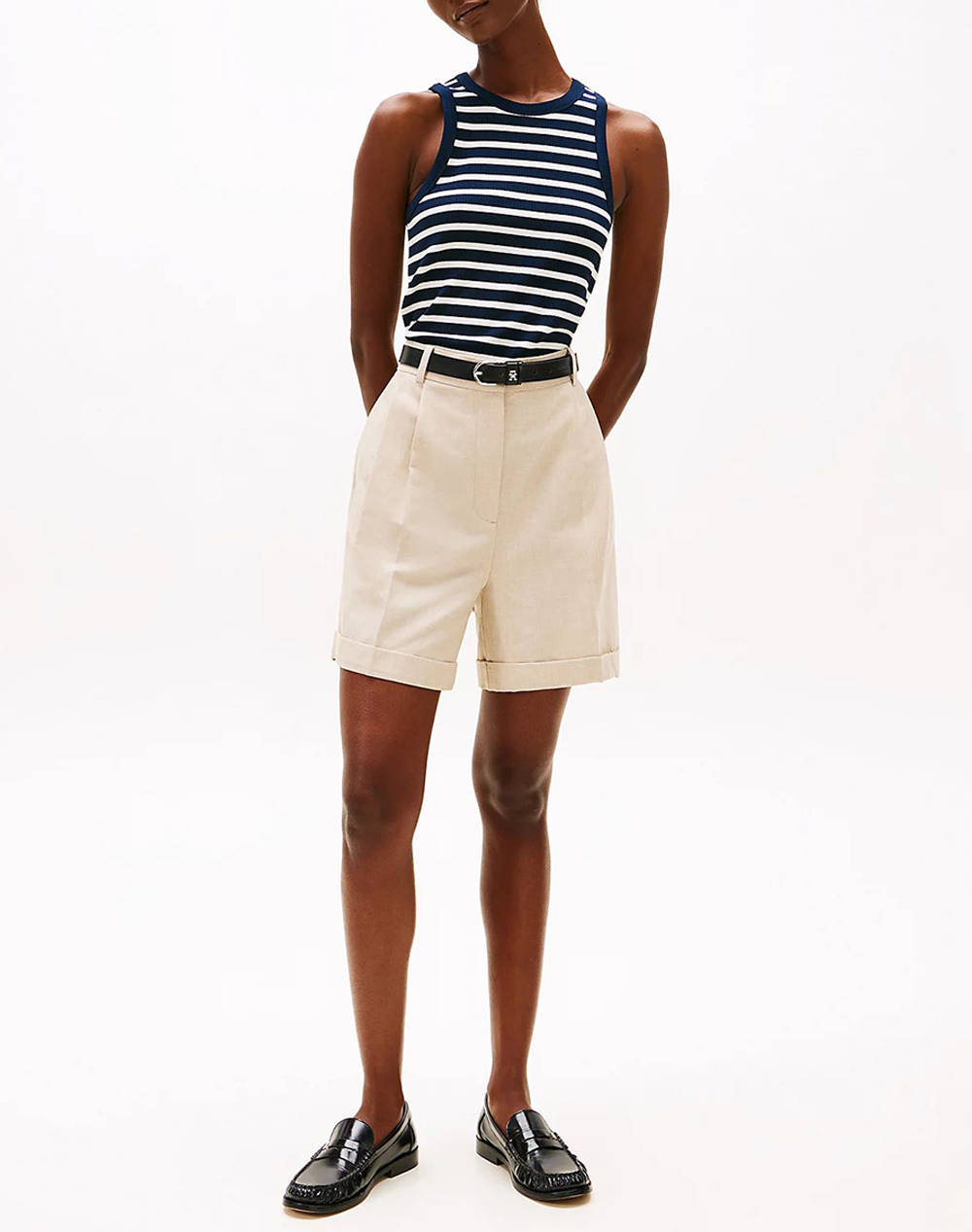 TOMMY HILFIGER SLIM 5X2 RIB TANK TOP NS