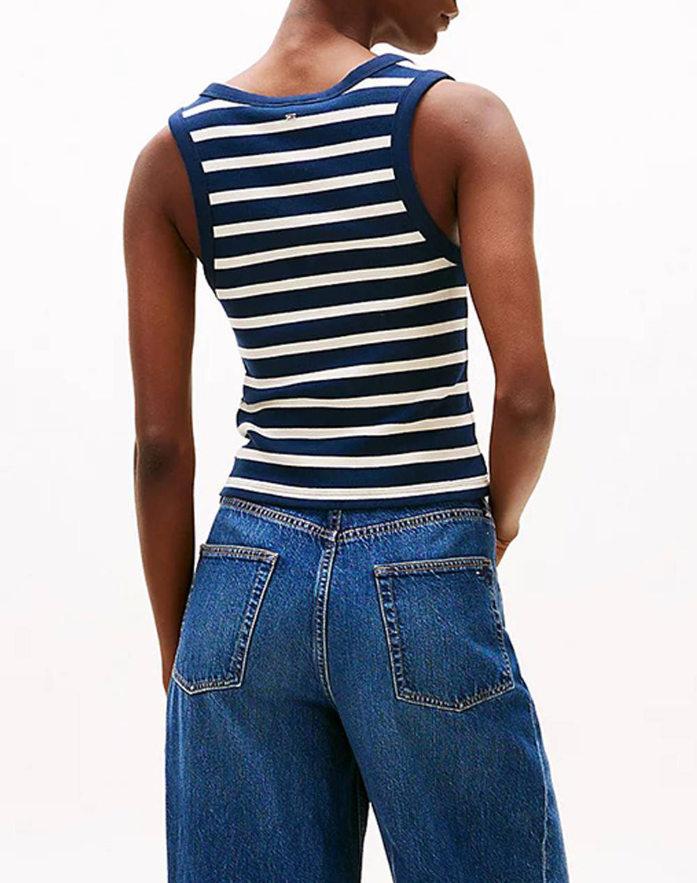 TOMMY HILFIGER SLIM HENLEY GB SCOOP-NK TANK TOP