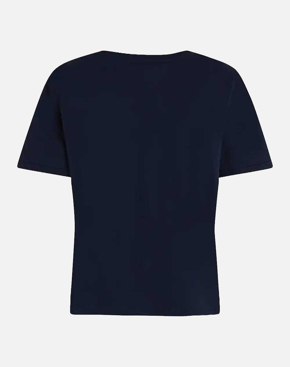 TOMMY HILFIGER SLUB CROP V-NK SS