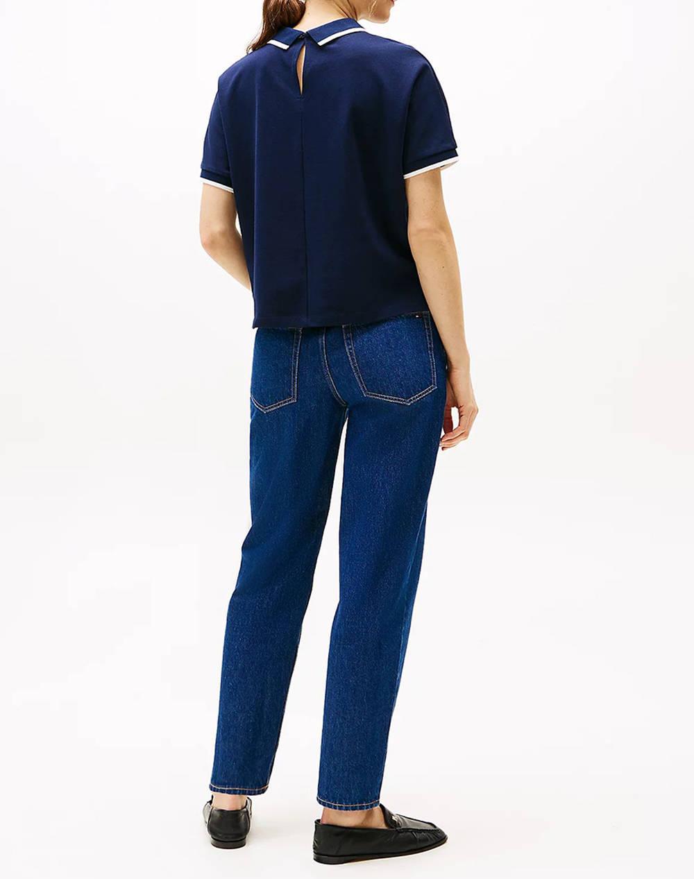 TOMMY HILFIGER SCRIPT CREW-NK POLO SS
