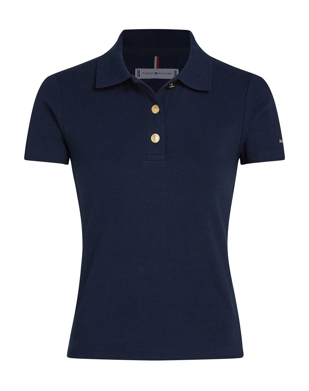 TOMMY HILFIGER SLIM GOLD BUTTON POLO SS