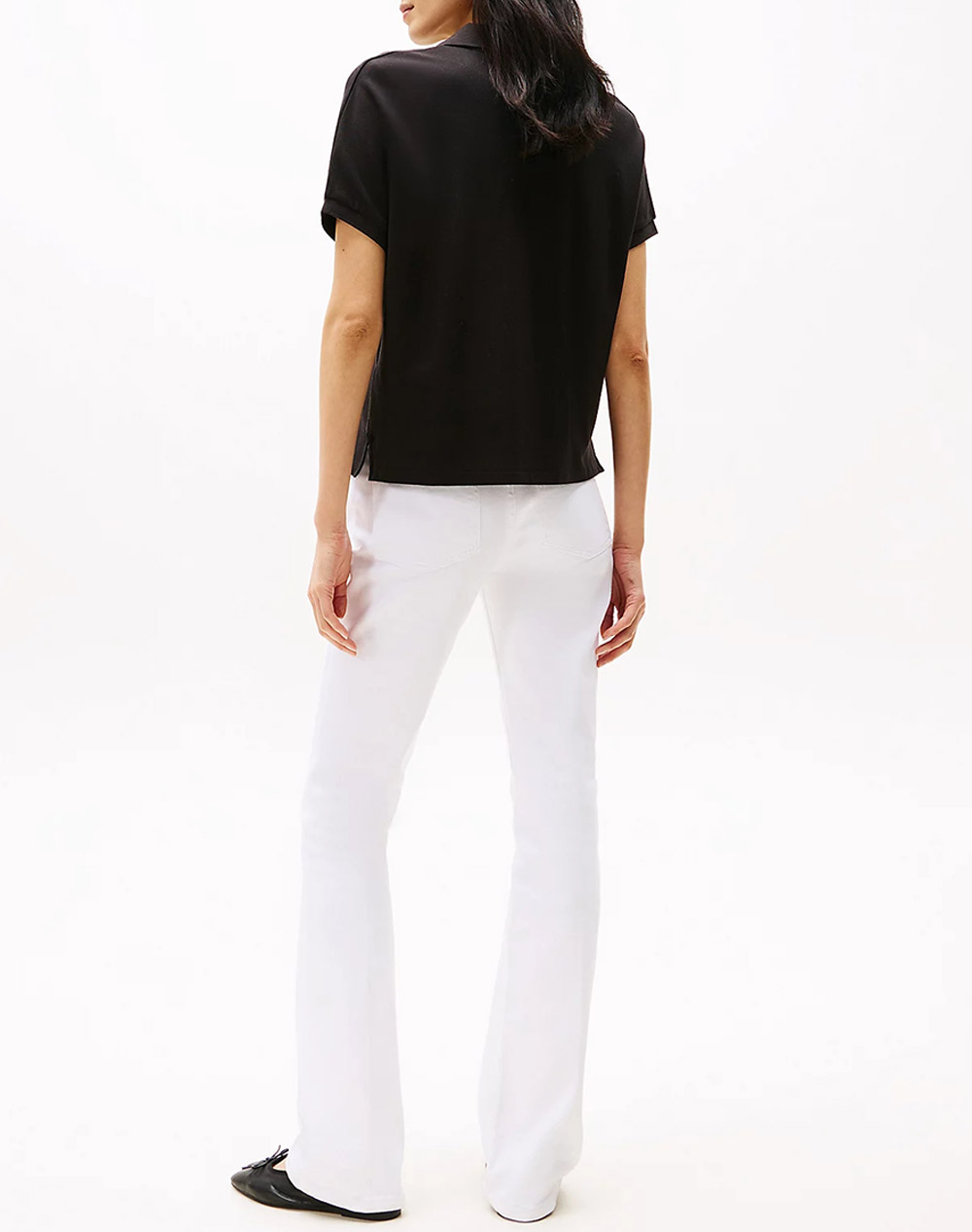 TOMMY HILFIGER LYOCELL OPEN-NK RELAXED POLO SS