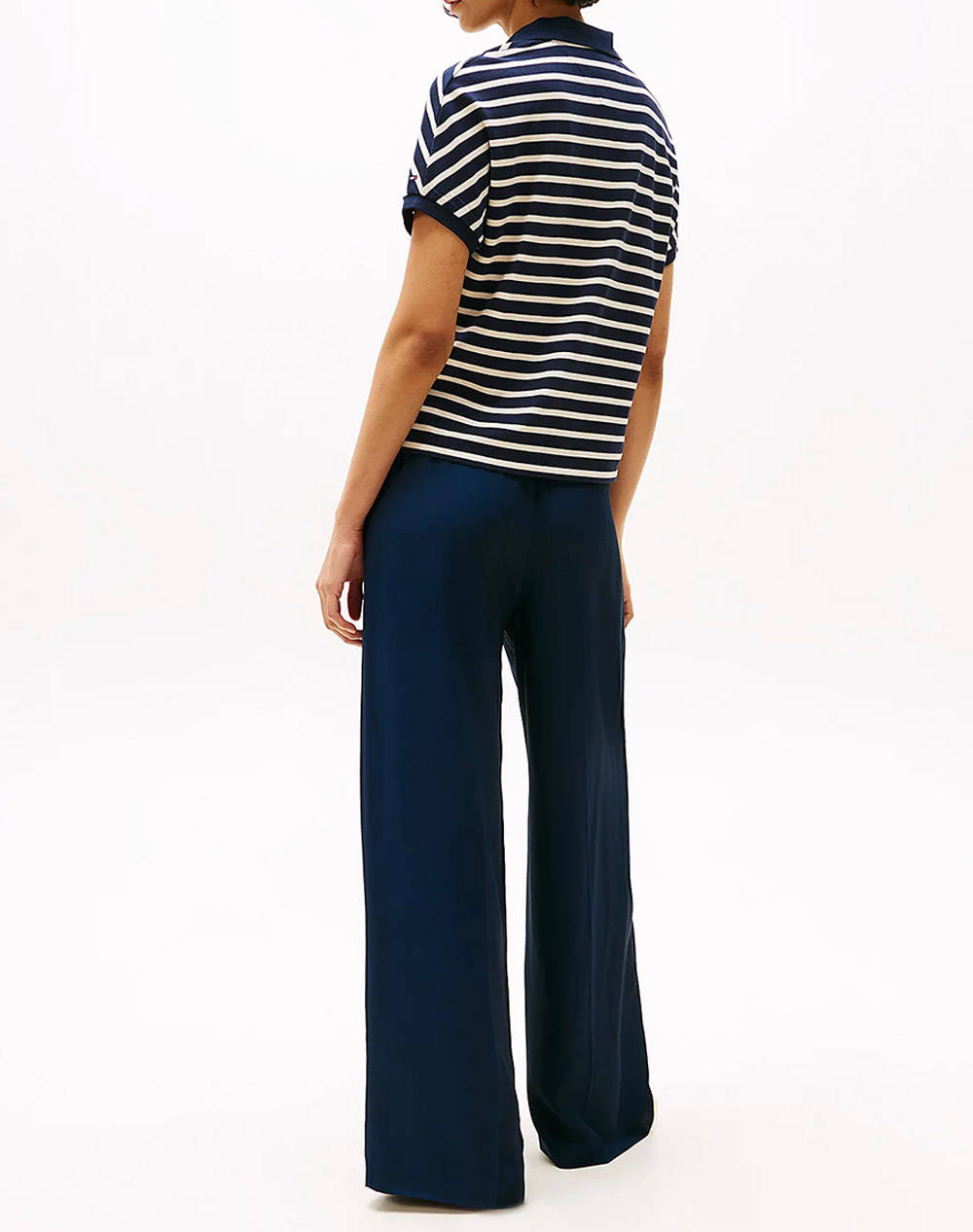 TOMMY HILFIGER LYOCELL OPEN-NK RELAXED POLO SS