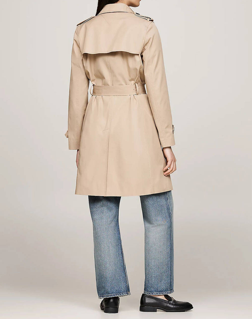 TOMMY HILFIGER COTTON DB SLIM FIT TRENCH