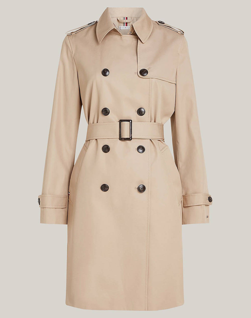 TOMMY HILFIGER COTTON DB SLIM FIT TRENCH